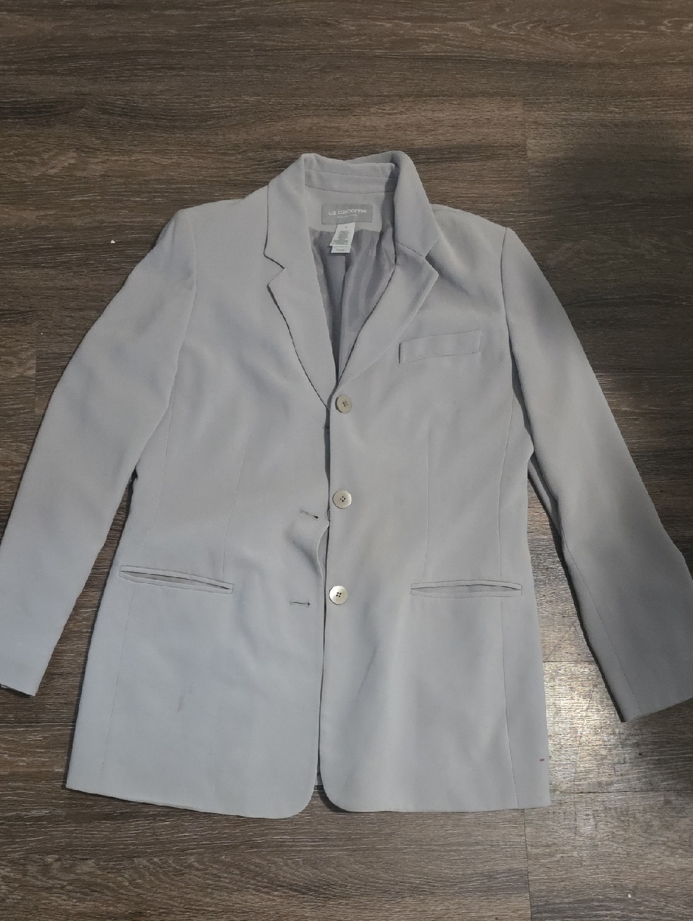 Liz Claiborne Light Gray Women's Blazer